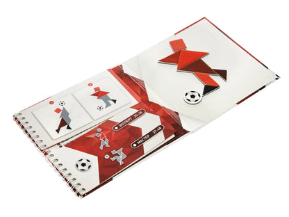 ИГРА МАГНИТНАЯ ГОЛОВОЛОМКА ТАНГРАМ "ФУТБОЛ" в кор.50шт