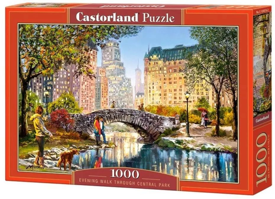 Castorland. Пазл 1000 арт.C-104376 Вечерняя прогулка по Центральному парку"