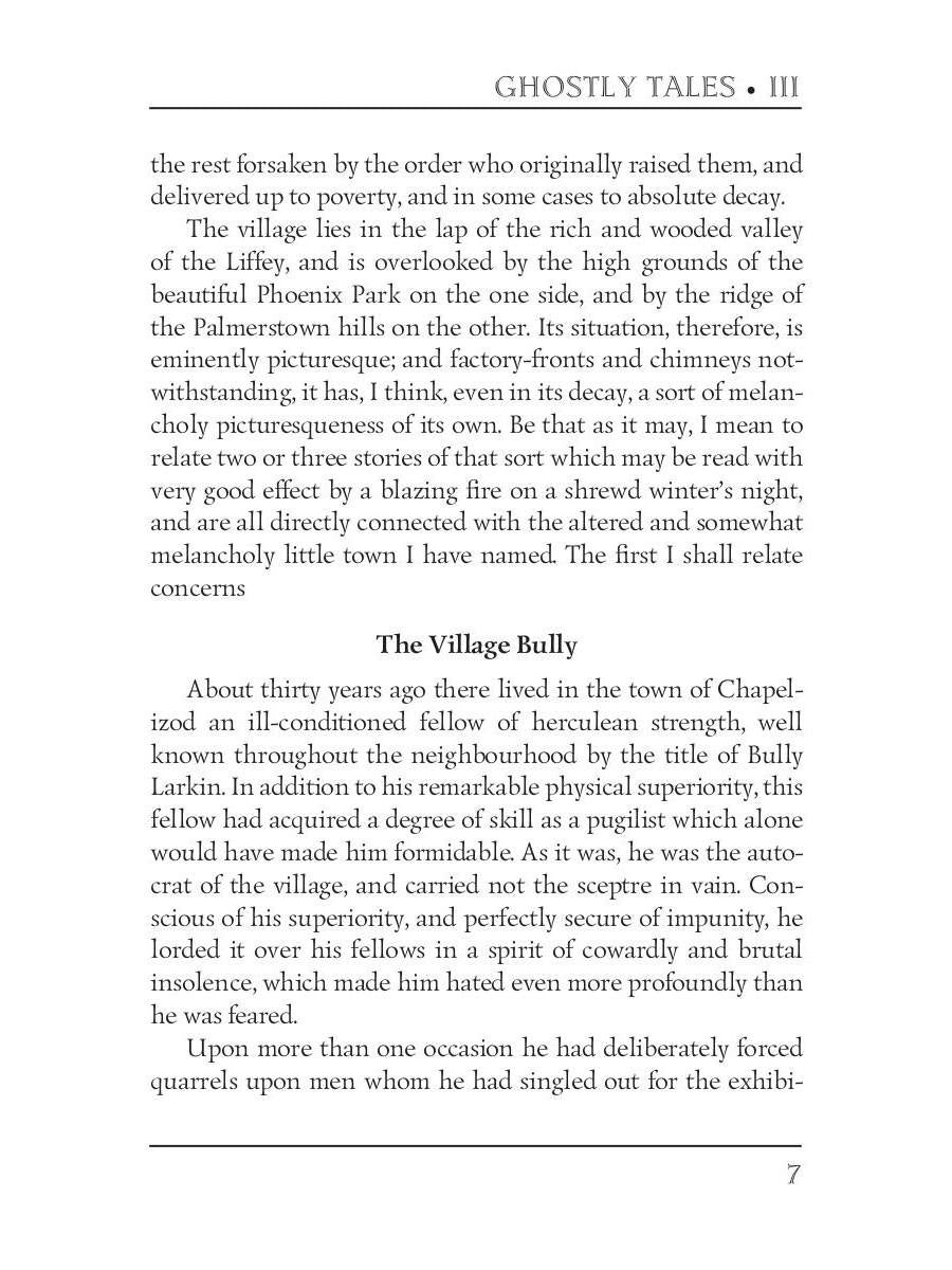 Ghostly Tales 3. Ghost Stories of Chapelizod = Рассказы о призраках 3: на англ.яз