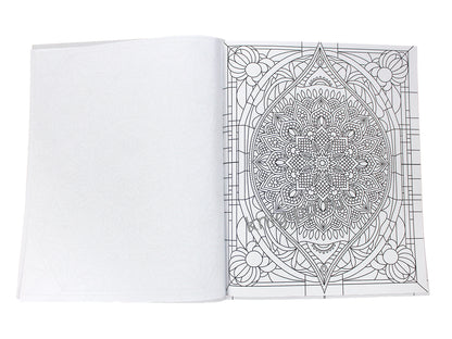 РАСКРАСКА ВИТРАЖИ. ЧАРУЮЩИЕ МАНДАЛЫ