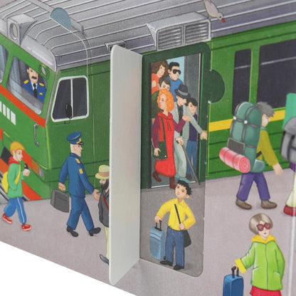 Транспорт. 50 окошек для малышей. 200х260 мм. 10 картонных страниц. Умка в кор.50шт