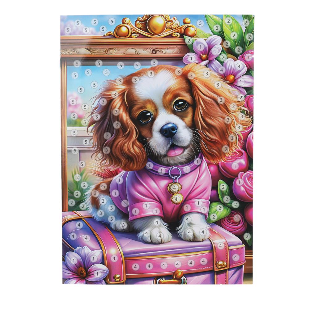 Аппликация Со стразами 15*21 см щенок в толстовке МУЛЬТИ АРТ в кор.100шт