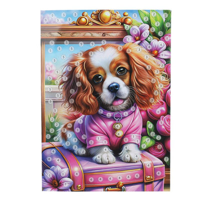 Аппликация Со стразами 15*21 см щенок в толстовке МУЛЬТИ АРТ в кор.100шт