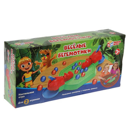 Настольная игра веселые бегемотики, кор.35*16*7,5см Умные игры в кор.2*24шт