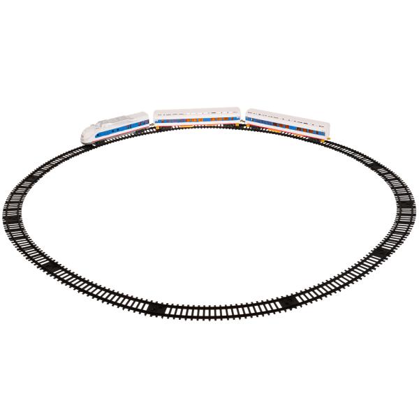 Железная дорога свет-звук, на бат,длина пути 312, кор.45,5*31,8*5см ТЕХНОДРАЙВ в кор.2*15шт