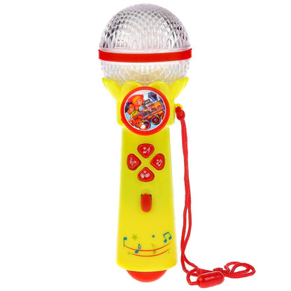 Микрофон песни на стихи С.Михалкова. 10 песен,8 мелодий,звуки плодисментов,свет. Умка в кор.2*96шт