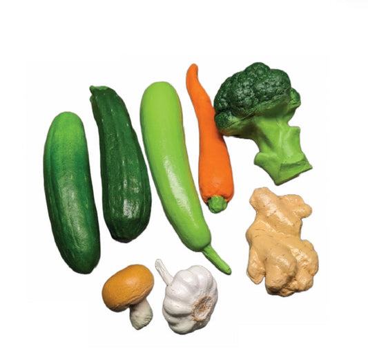 Rubbabu. 20556 Набор "Овощи-В" 8 шт., из каучука, в сетке