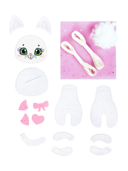 Набор для творчества. Мягкая игрушка из фетра "Кисонька"