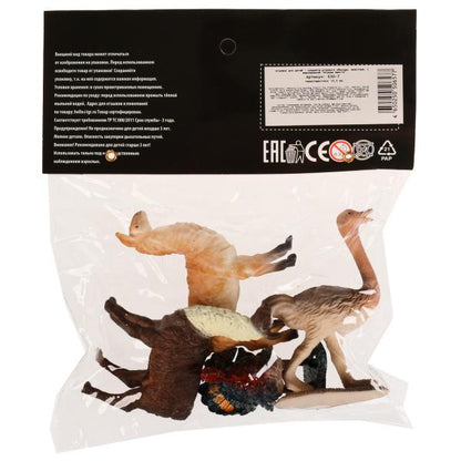 Игрушка пластизоль ранчо 12,5см 4 шт/упаковка, в кор.144шт ИГРАЕМ ВМЕСТЕ в кор.2*72шт