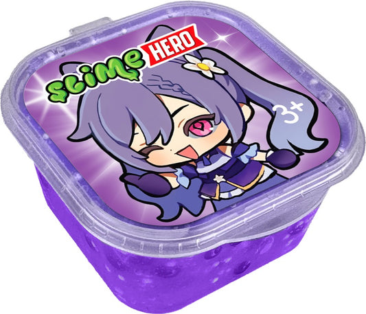 Игрушка ТМ "Slime Hero" Слайм "Genshin Impact. Райдэн" фиолетовый 60 гр. арт.SLM164