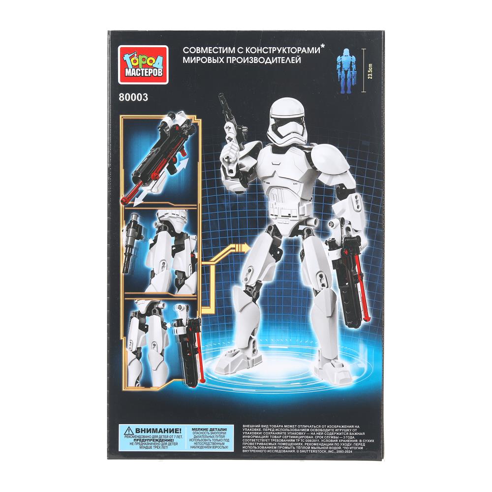 80003-ZH Конструктор сборная фигурка космические сражения, 81 дет. Город мастеров в кор.2*36шт