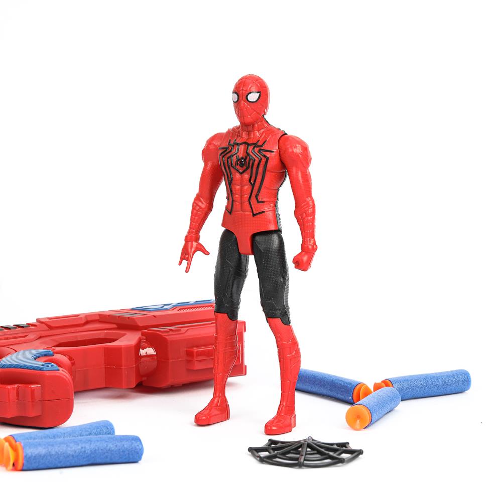 Бластер с мягкими пулями, фигурка, команда мтителей, коробка 36*5,5*20 см - в кор.2*36шт