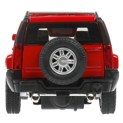 Машина металл светзвук HUMMER h3, 14,4 см, двери, багажник, инерция Технопарк в кор.2*24шт