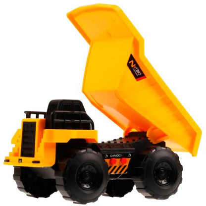 Машина пластик свет-звук САМОСВАЛ, 15 см, подв. дет., инерц.,кор. Технопарк в кор.2*48шт