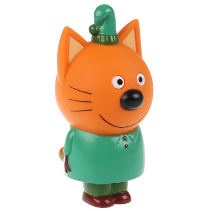 ИГРУШКА ПЛАСТИЗОЛЬ ДЛЯ ВАННЫ "КАПИТОШКА" Три Кота. Компот в сетке (рус. уп.) в кор.100шт