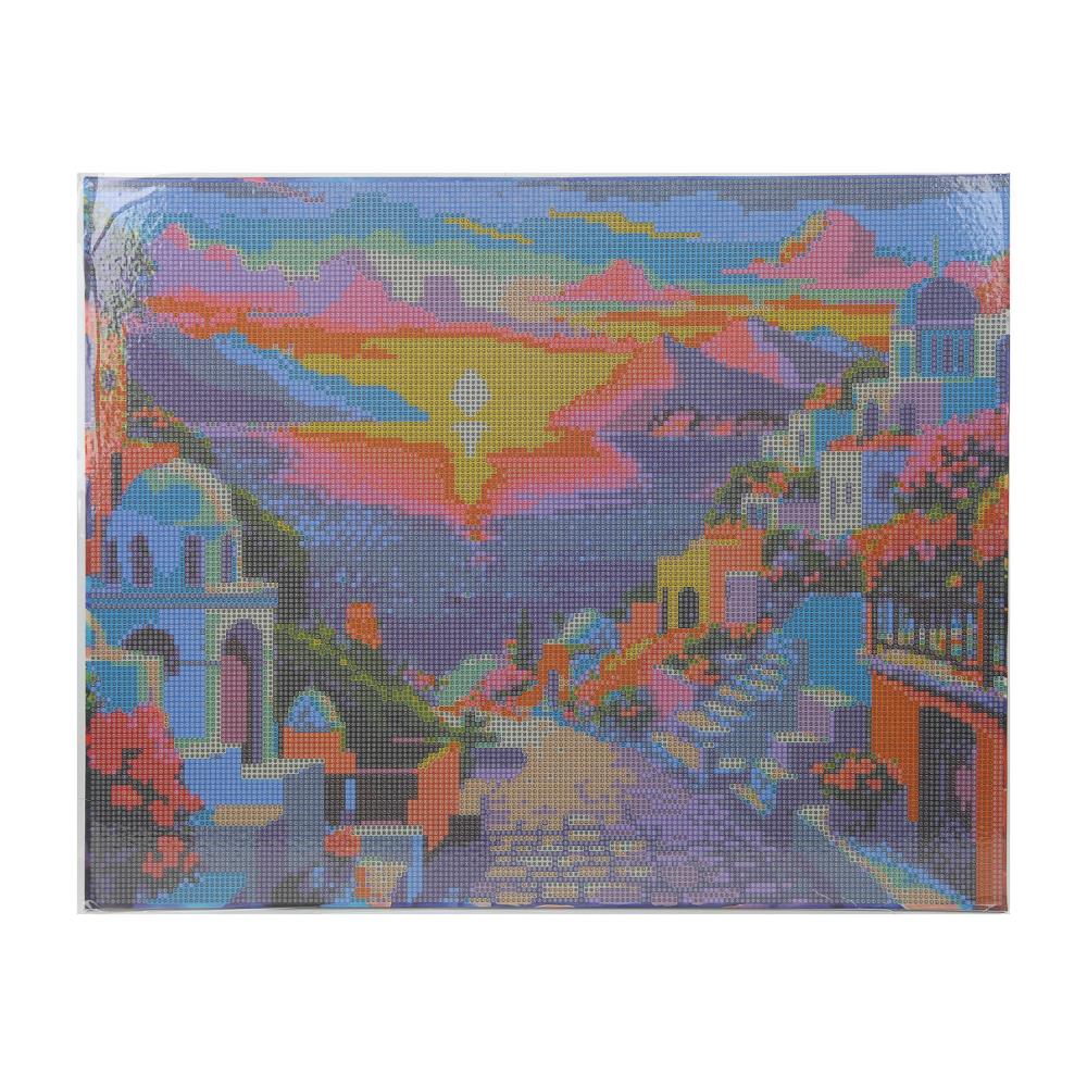 Алмазная мозаика 40*50 с подрамником живописная италия МУЛЬТИ АРТ в кор.20шт