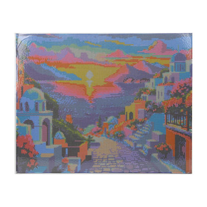 Алмазная мозаика 40*50 с подрамником живописная италия МУЛЬТИ АРТ в кор.20шт