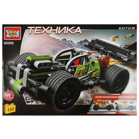 Конструктор БАГГИ , 135 дет. Город мастеров в кор.2*18шт