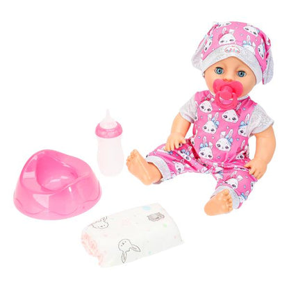 Пупс озвуч 30см, пьет, писает, закр. глазки, 4акс, 50 звуков КАРАПУЗ в кор.12шт