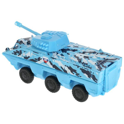 Машина металл БРОНЕВИК ВОЕННЫЙ, 15 см, двери, багаж., подв.дет, инерц., кор Технопарк в кор.2*24шт