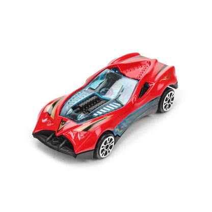 Machine en métal ROAD RACING pour SUISSE 7 cm, 3 pièces, dans un assortiment, couleur. Parc technologique dans le cor.2*96шт