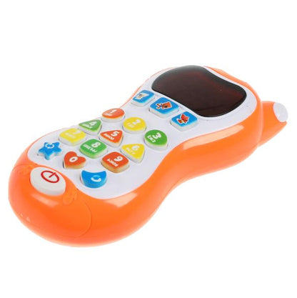 Телефон с обучающим фонарем Ми-ми-мишки 100 стихов,песен,звуков.кор.бат. Умка в кор.120шт