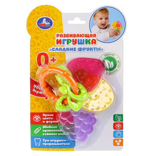 Развивающая игрушка фрукты на блистере (рус.уп.) "Умка" в кор.2*72шт