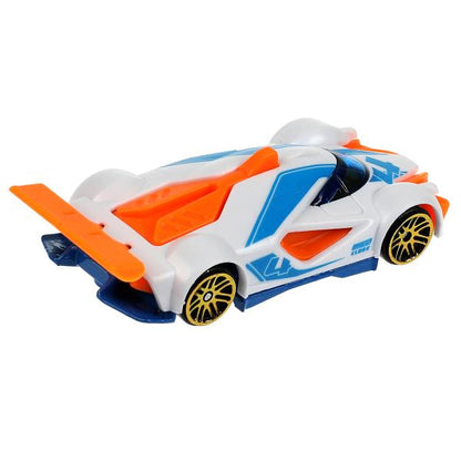 Machine en métal ROAD RACING SUISSE 7,5 cm, dans un assortiment, en blister. Parc technologique en cor.2*360шт