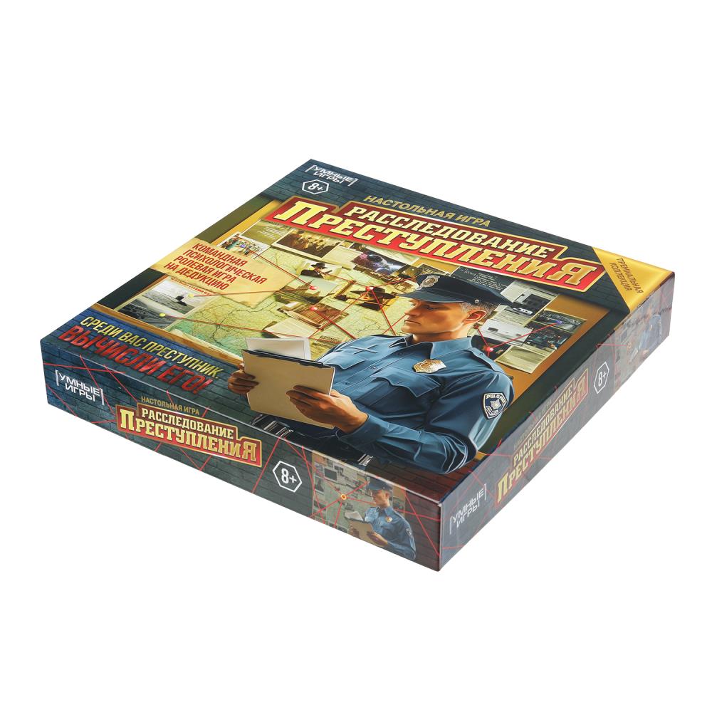 Расследование преступления. Настольная игра-квадрат. 80 карточек. Премиум. Умные игры в кор.10шт