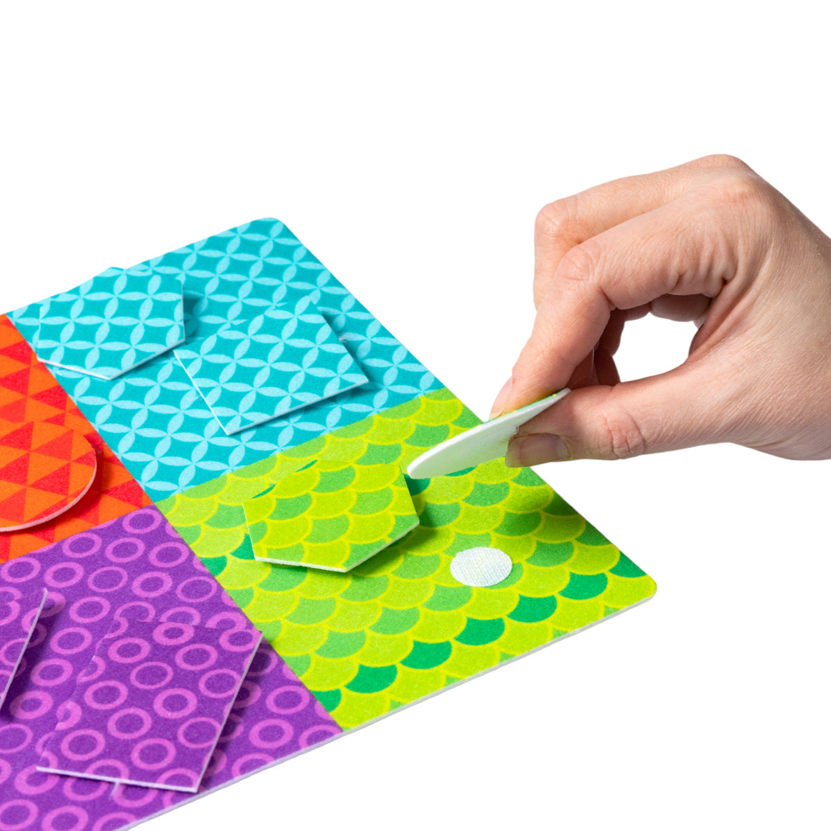 Игра на липучках "Методика Сегена" из фетра, набор № 1