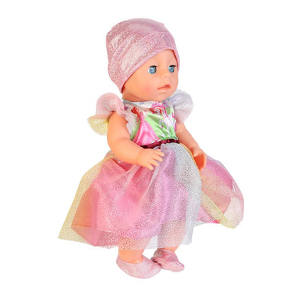 Пупс озвуч Шаинский музыка 30 см, пьет, писает, закр. глазки, 4 акс КАРАПУЗ в кор.12шт