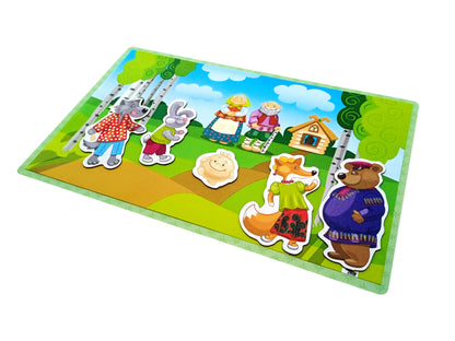 Игра магнитная "В гостях у сказки" Серия Магнитные истории (европодвес)