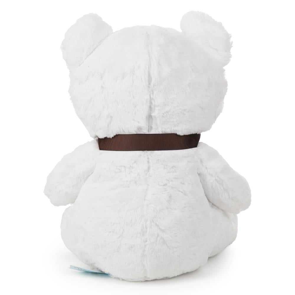 Игрушка мягкая "мульти-пульти" мишка белая с бантиком 40см, без чипа "МУЛЬТИ-ПУЛЬТИ" в кор.8шт