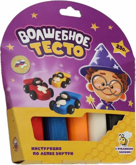 Волшебное тесто. Тесто для лепки "Тачки" 250 гр. арт.VT014