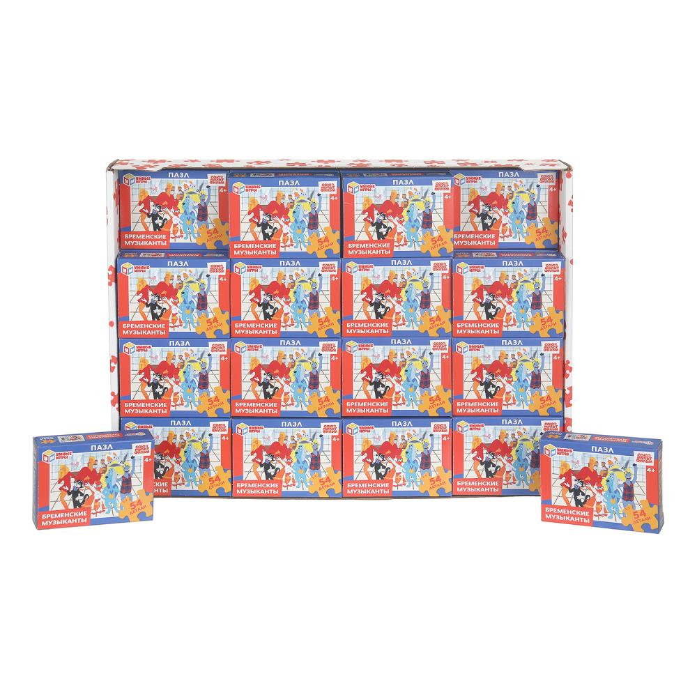 Бременские музыканты. Союзмультфильм. Пазлы классические. 54 детали. Умные игры в уп.32шт в кор.8уп