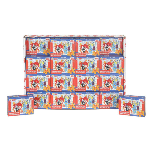 Бременские музыканты. Союзмультфильм. Пазлы классические. 54 детали. Умные игры в уп.32шт в кор.8уп