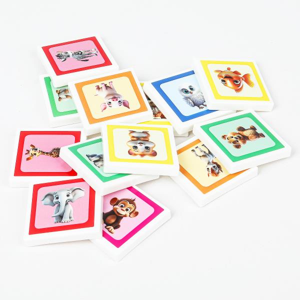 Mamans et petites filles. Loto plastique. 24 poissons. 138х189х32 mm. Умные игры в кор.24шт