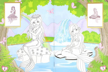 Друзья принцессы:книжка-раскраска