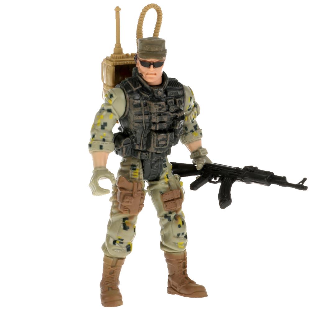 Набор солдатиков с оружием военные с аксесс., блист. ТМ "ИГРАЕМ ВМЕСТЕ" в кор.2*120шт