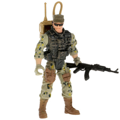 Набор солдатиков с оружием военные с аксесс., блист. ТМ "ИГРАЕМ ВМЕСТЕ" в кор.2*120шт