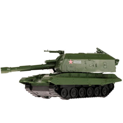 MSTA-20RCL-AR335294 Машина р/у МСТА-ГАУБИЦА АРМИЯ РОССИИ 22 см, свет, подвиж. дет., зелен, кор. Техн