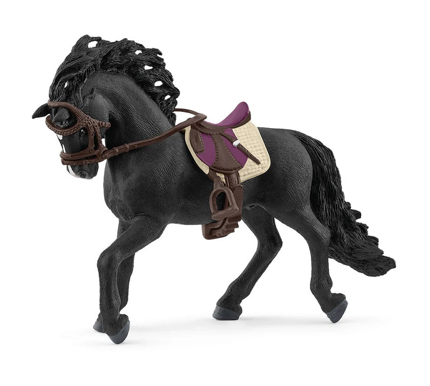 Schleich. Фигурка арт.42707 "Жеребец Пура Раса Эспаньола" с седлом и уздечкой
