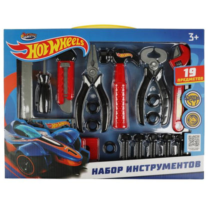 Набор инструментов ХОТ ВИЛС кор.36,8*27,7*3,5см ИГРАЕМ ВМЕСТЕ в кор.2*36шт