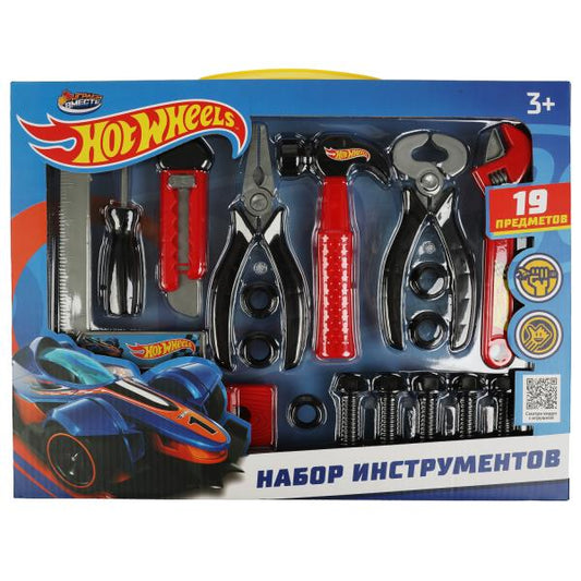 Набор инструментов ХОТ ВИЛС кор.36,8*27,7*3,5см ИГРАЕМ ВМЕСТЕ в кор.2*36шт