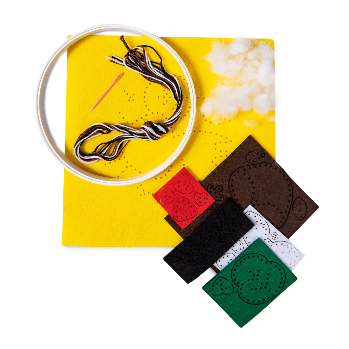 Набор для творчества. Панно из фетра на пяльцах "Олененок"