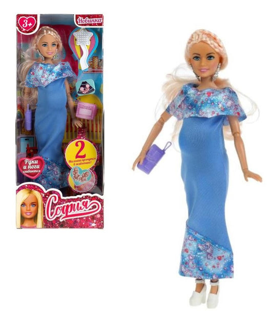 Carapuse. Porte-clés "София" 29 cm avec 2 petits lits, sur la plate-forme moderne selon l'art.66002B2-S-BB