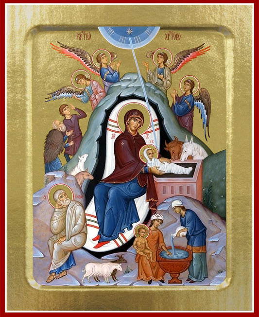 Икона Рождества Христова (на дереве): 125 х 160