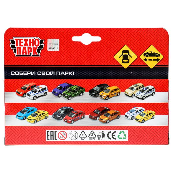 Машина металл HYUNDAI ELANTRA 11,4 см, двери, инерция, кор. Технопарк в кор.2*48шт