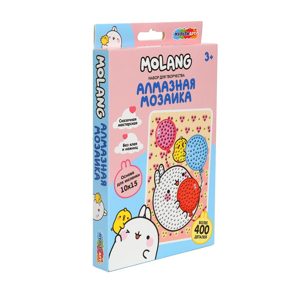 Mosaïque d'album Molang 10*15 cm, en corbeau, molang МУЛЬТИ АРТ в кор.50шт