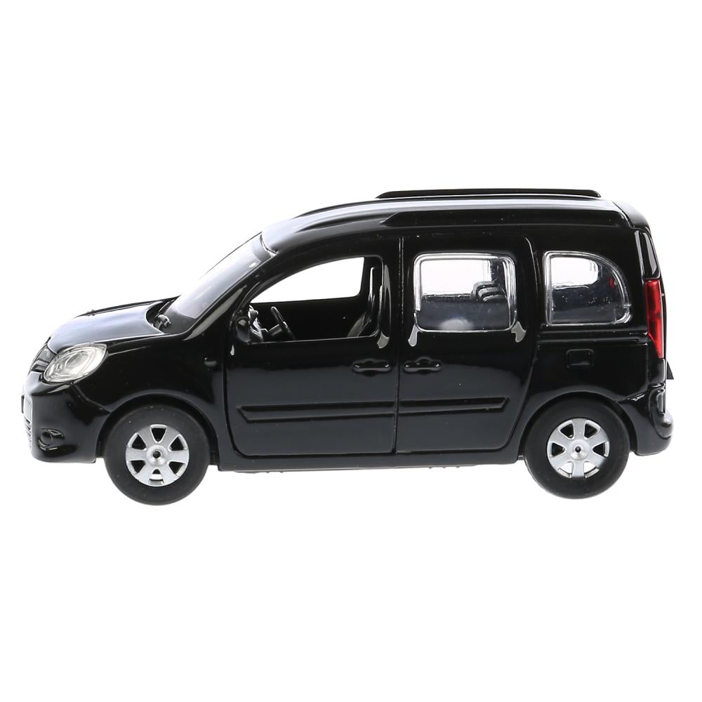 ТМ Технопарк. Машина металл "RENAULT KANGOO" 12см, открыв. двери, инерц., ЧЕРНЫЙ в кор. в кор.2*36шт